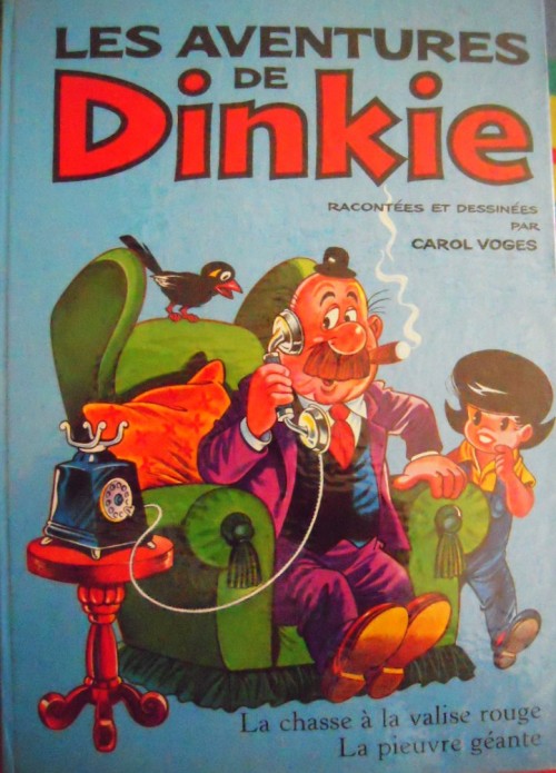 Couverture de l'album Les Aventures de Dinkie Tome 2 La Chasse à la Valise Rouge - La Pieuvre Géante