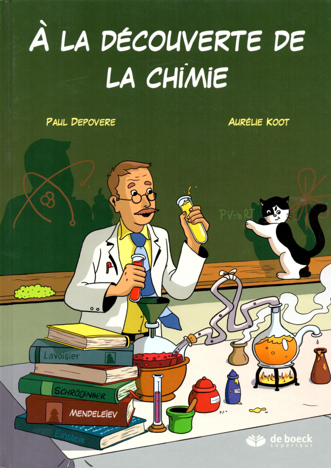 Couverture de l'album À la découverte de la chimie