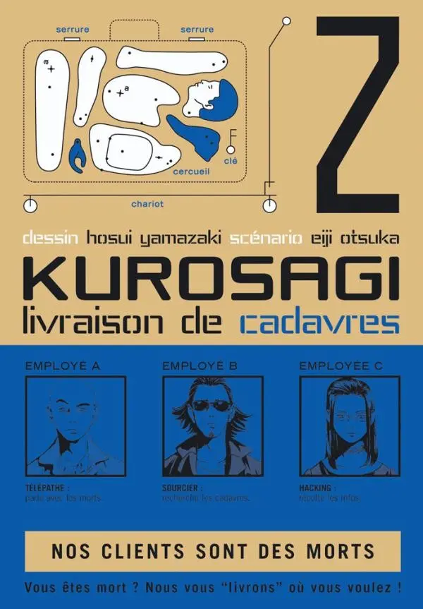 Couverture de l'album Kurosagi, livraison de cadavres 2