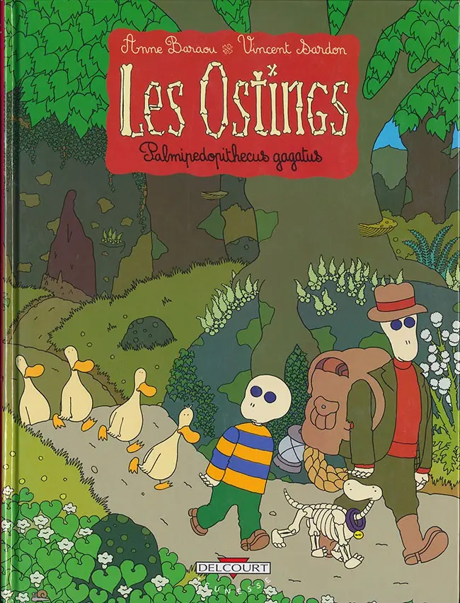 Couverture de l'album Les Ostings Tome 2 Palmipedopithecus gagatus