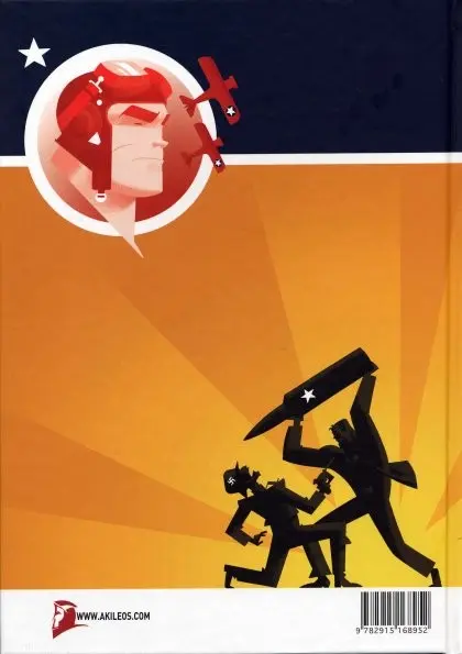 Verso de l'album Rex Steele Nazi smasher