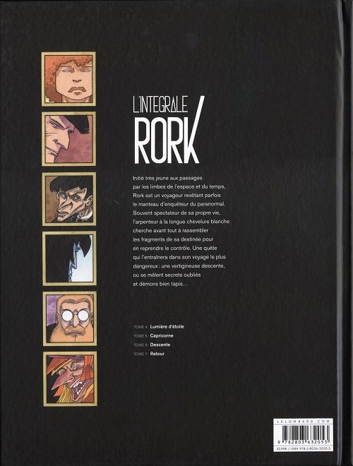 Verso de l'album Rork L'Intégrale 2
