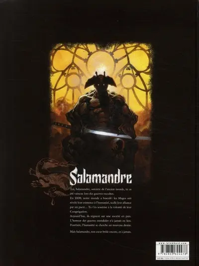 Verso de l'album Salamandre Tome 1 Hiroshima
