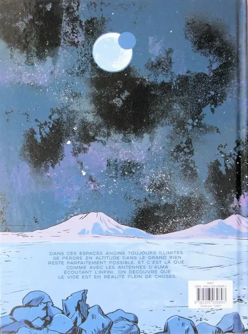 Verso de l'album Sous le ciel d'Atacama