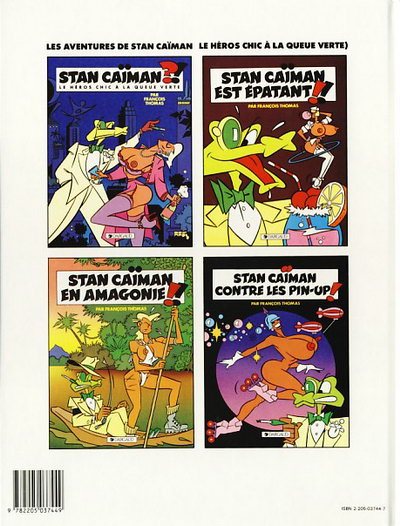 Verso de l'album Stan Caïman Tome 4 Stan Caïman contre les pin-up