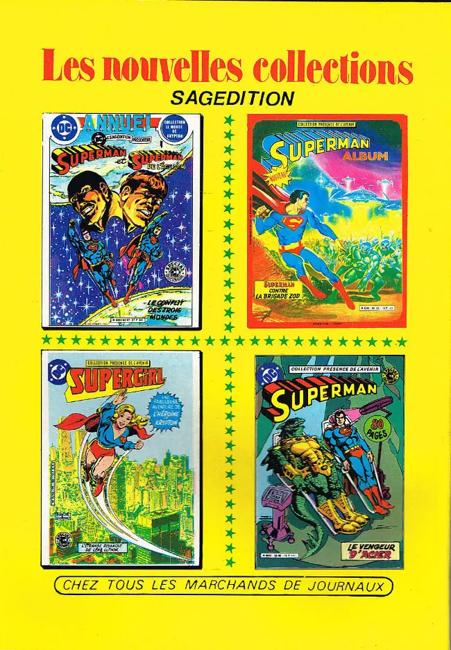 Verso de l'album Supergirl 2 Cataclysme sur Chicago !