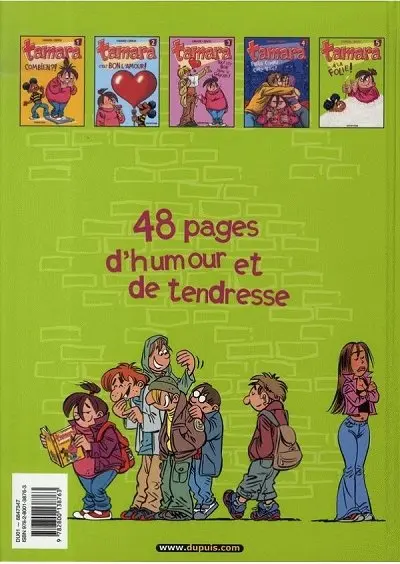 Verso de l'album Tamara Tome 5 ...à la folie !
