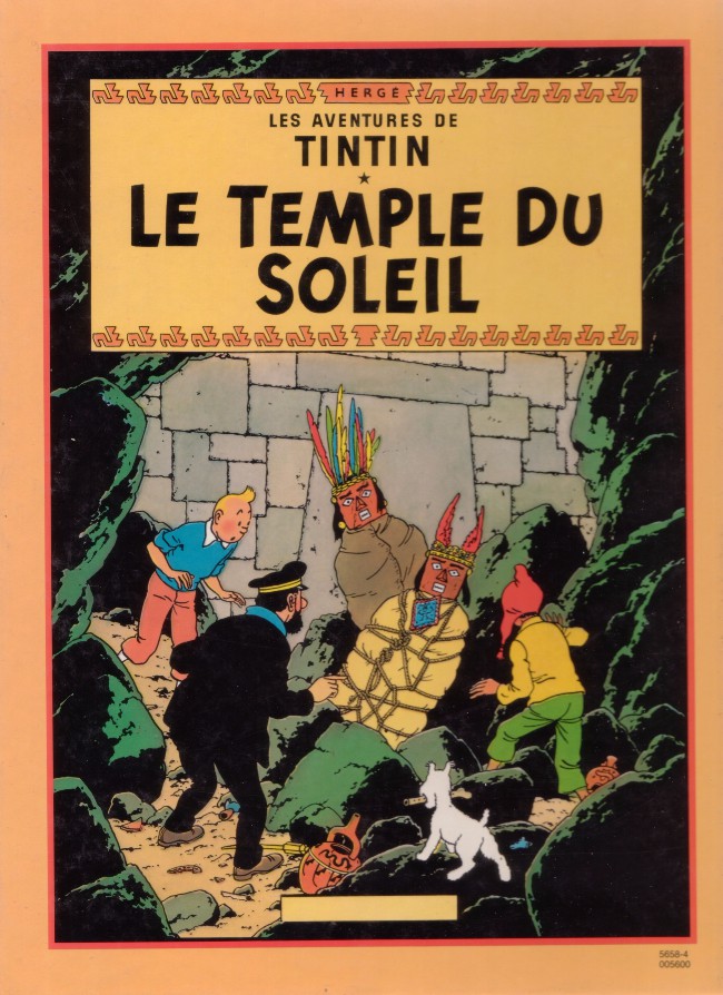 Verso de l'album Tintin Tomes 13 et 14 Les 7 boules de cristal / Le temple du soleil