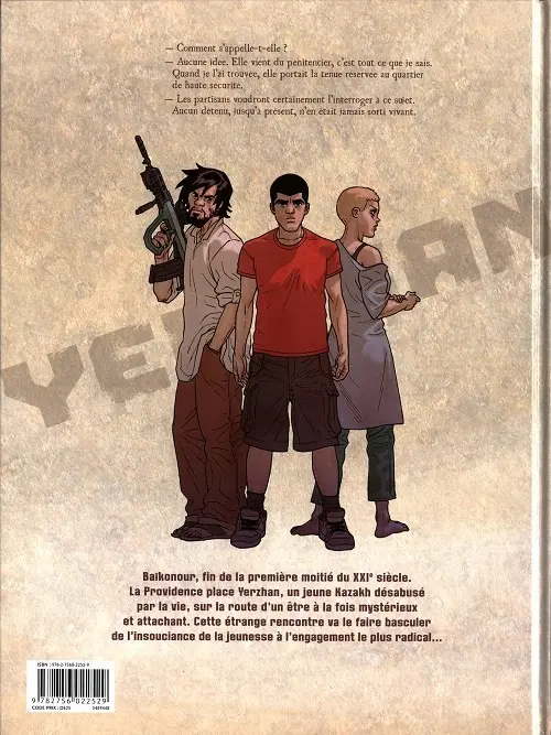 Verso de l'album Yerzhan Tome 1 Fugitifs