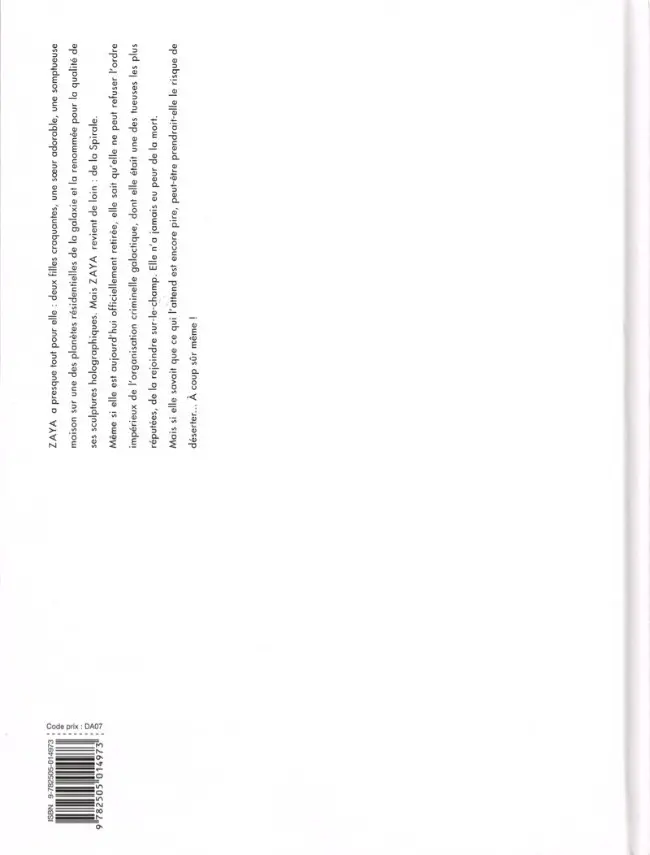 Verso de l'album Zaya 2