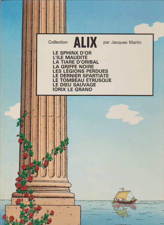 Verso de l'album Alix Tome 5 La griffe noire