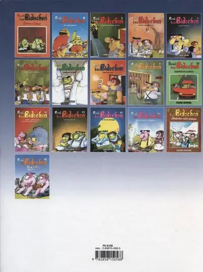 Verso de l'album Les Bidochon Tome 5 Ragots intimes
