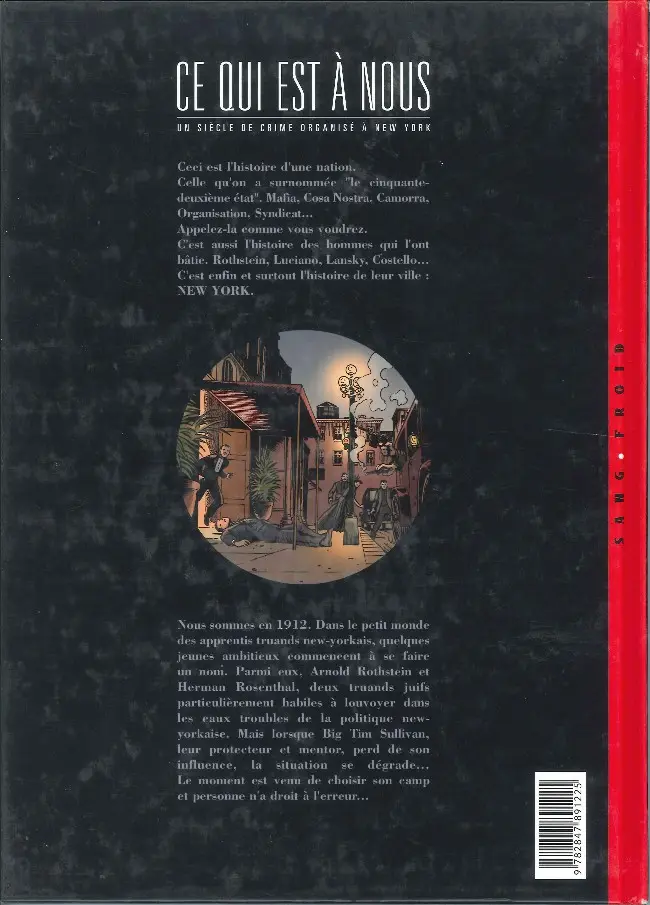 Verso de l'album Ce qui est à nous Tome 2 La mort d'Herman Rosenthal