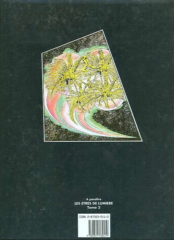Verso de l'album Les Êtres de lumière Tome 1