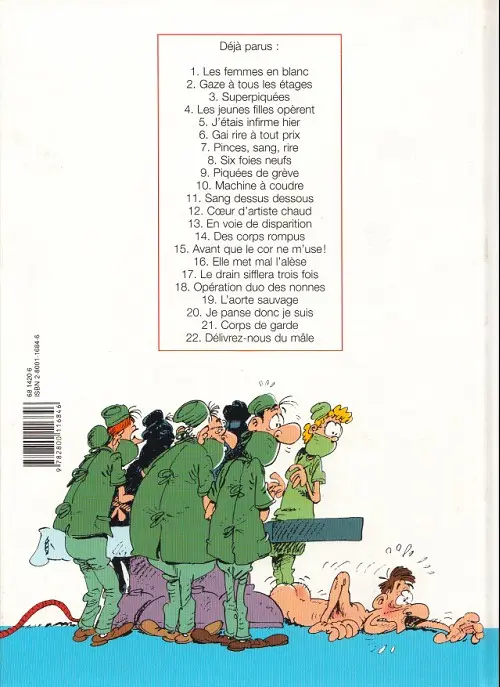 Verso de l'album Les Femmes en Blanc Tome 6 Gai rire à tout prix