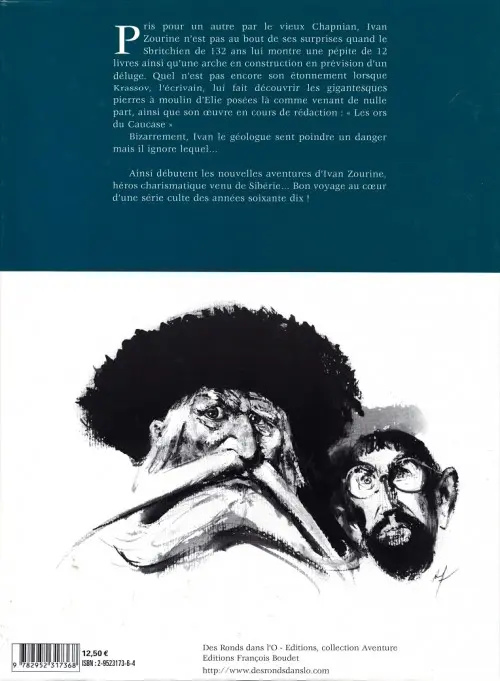Verso de l'album Ivan Zourine Tome 2 Les Ors du Caucase