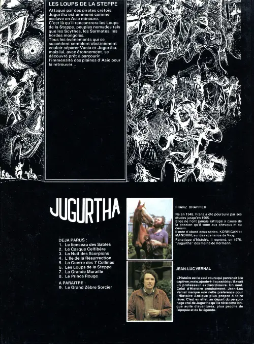 Verso de l'album Jugurtha Tome 6 Les loups de la steppe