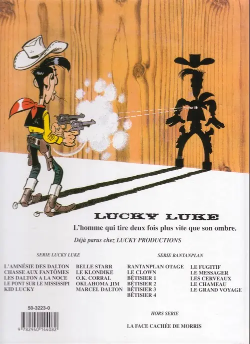 Verso de l'album Lucky Luke Tome 68 Oklahoma Jim