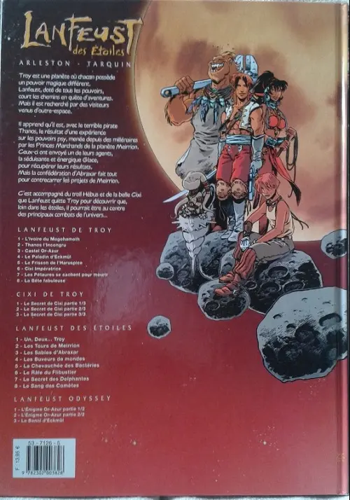 Verso de l'album Lanfeust des Étoiles Tome 8 Le sang des comètes