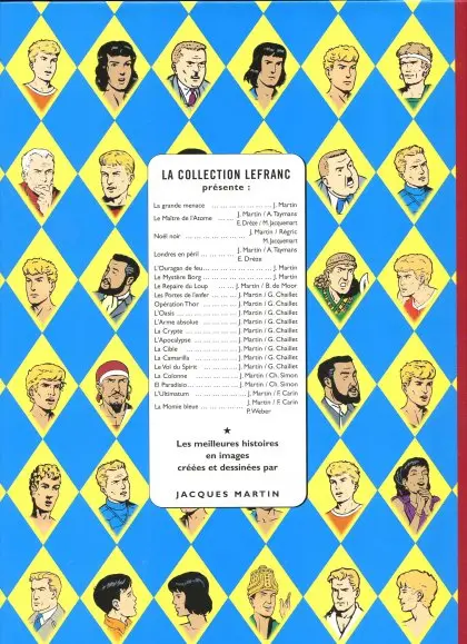 Verso de l'album Lefranc Tome 4 Le repaire du loup
