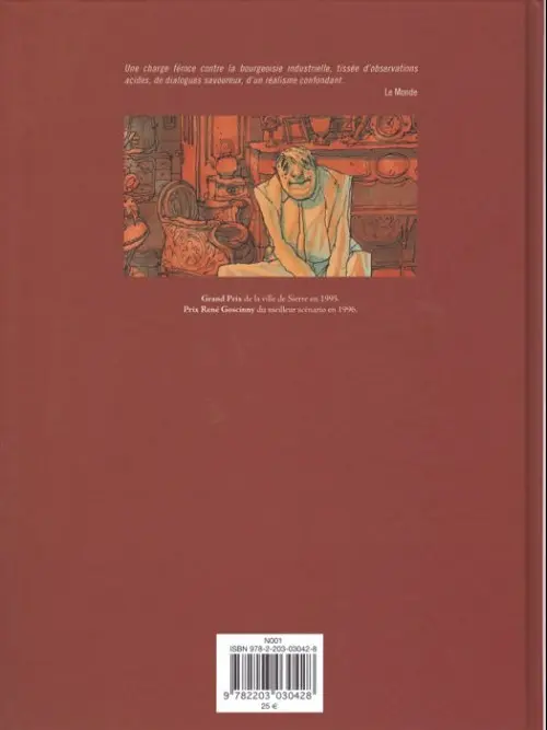 Verso de l'album Léon la Came Tome 1