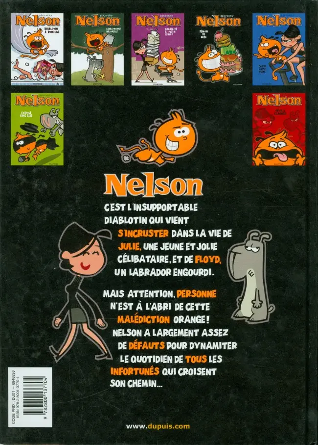Verso de l'album Nelson Tome 4 Démon de midi