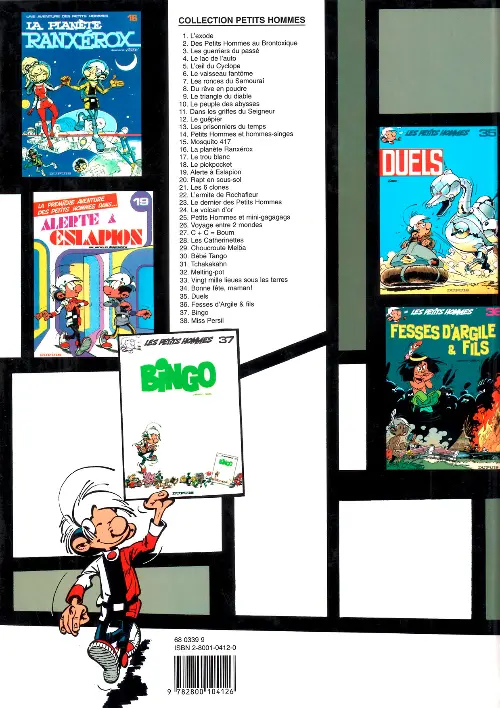 Verso de l'album Les Petits hommes Tome 3 Les guerriers du passé