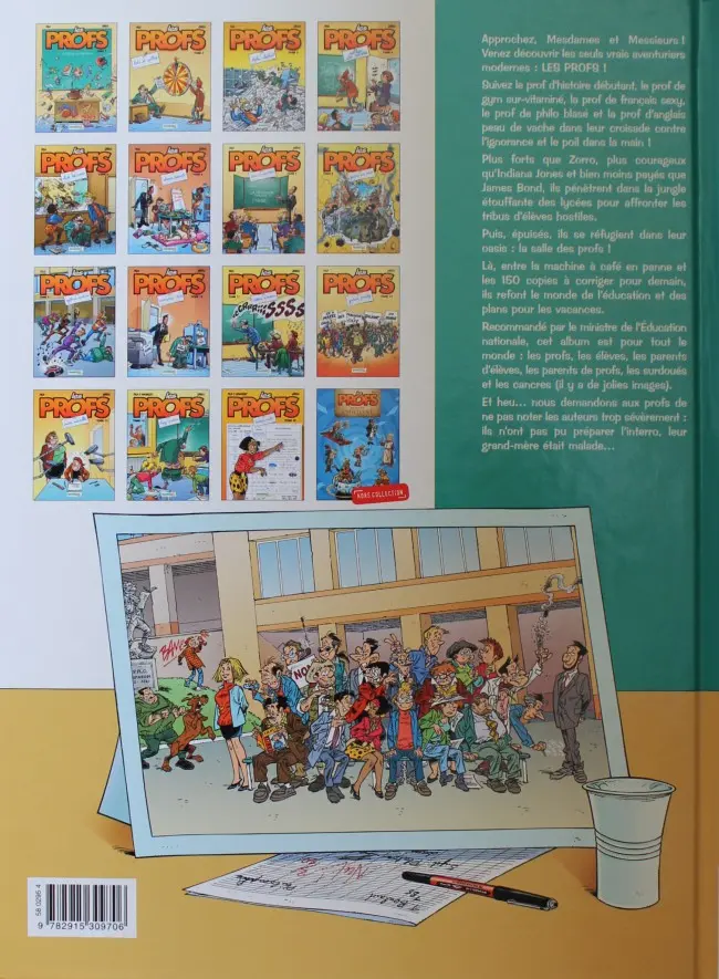 Verso de l'album Les Profs Tome 7 Mise en examen