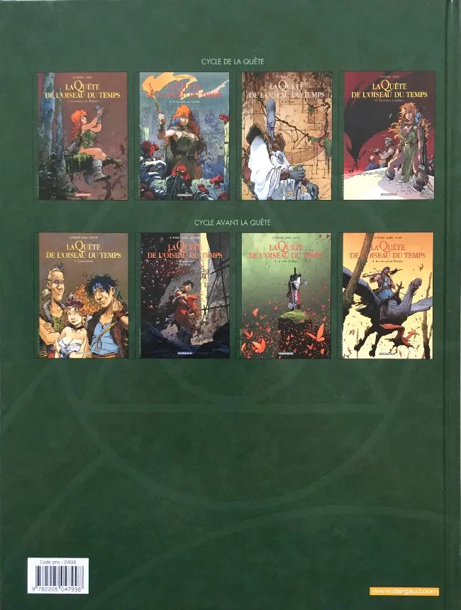 Verso de l'album La Quête de l'oiseau du temps Tome 2 Le temple de l'oubli