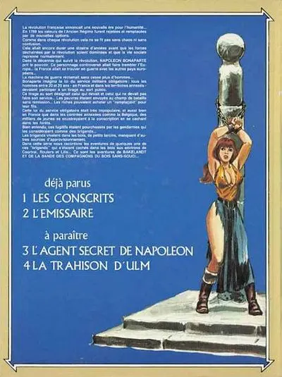 Verso de l'album Bakelandt Tome 1 Les conscrits