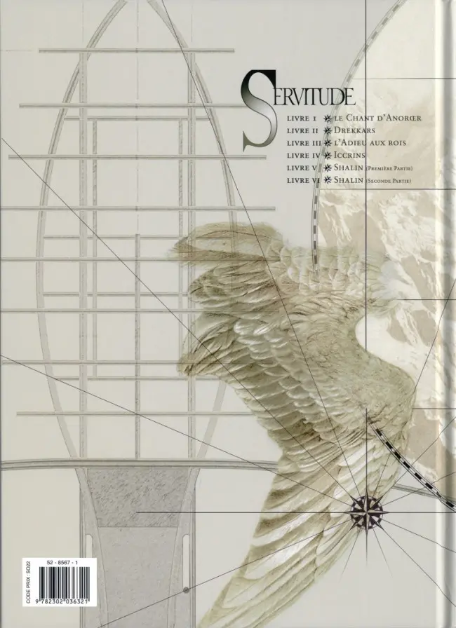 Verso de l'album Servitude Livre IV Iccrins