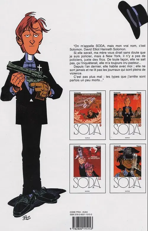 Verso de l'album Soda Tome 1 Un ange trépasse