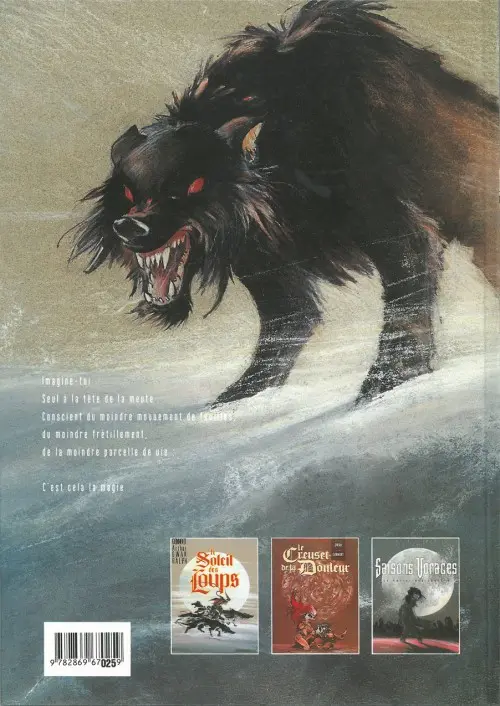 Verso de l'album Le Soleil des Loups Tome 1