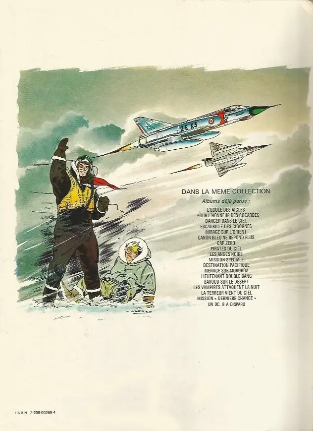 Verso de l'album Tanguy et Laverdure Tome 9 Les anges noirs