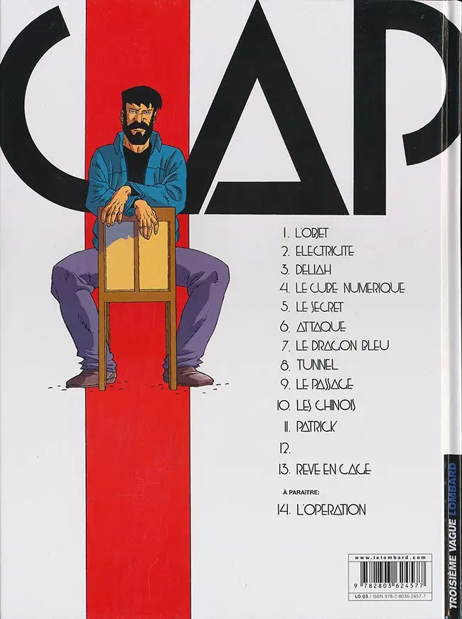 Verso de l'album Capricorne Tome 13 Rêve en cage