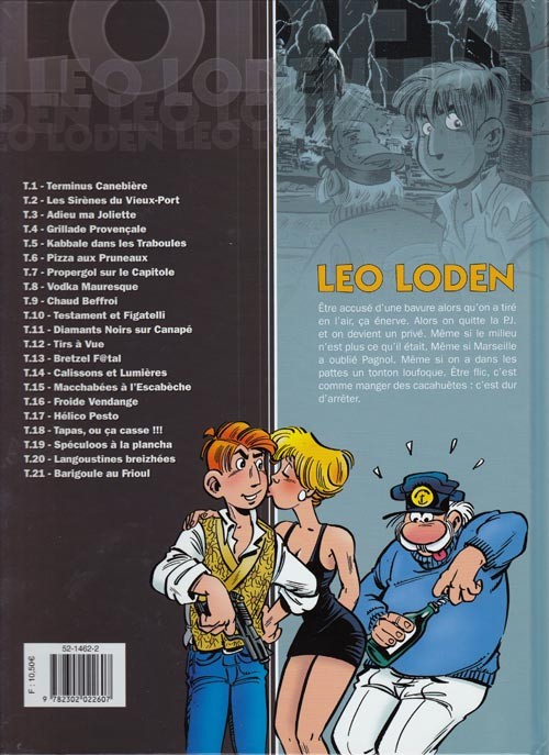 Verso de l'album Léo Loden Tome 21 Barigoule au Frioul