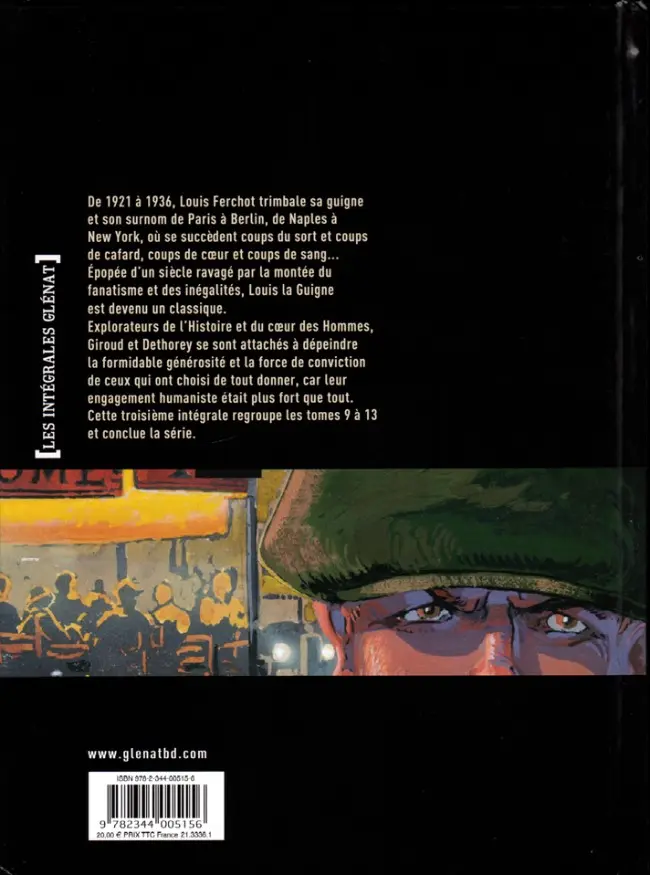 Verso de l'album Louis la Guigne Épisode 3