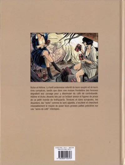 Verso de l'album La Mémoire des arbres Les seins de café - Édition Intégrale