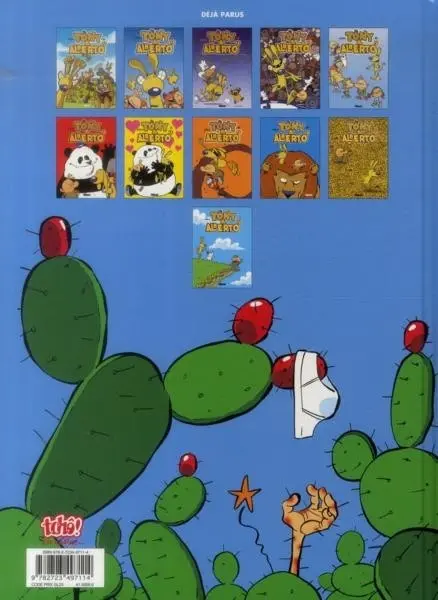 Verso de l'album Tony & Alberto Tome 12 Panik dermik