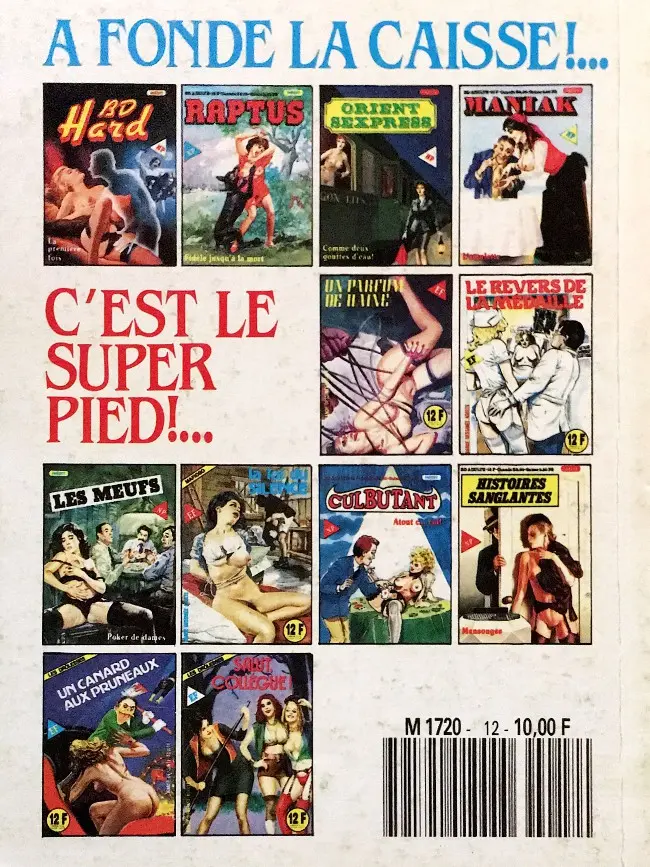 Verso de l'album Les Queutards Tome 12 Otage Ô désespoir !
