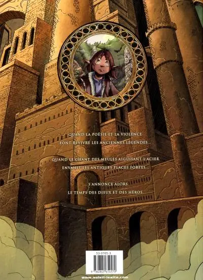 Verso de l'album Les Brumes d'Asceltis Tome 1 La Citadelle oslanne