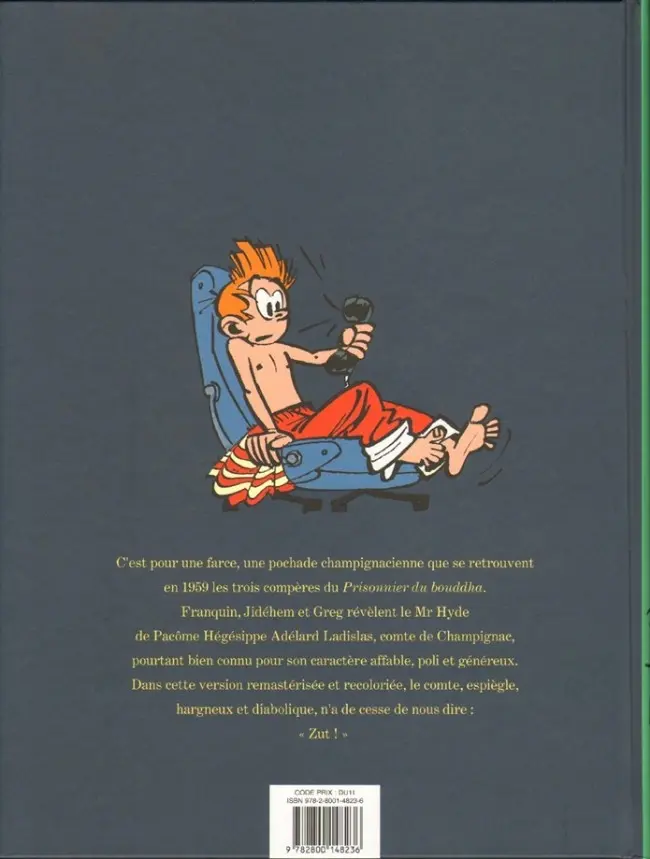Verso de l'album Spirou et Fantasio La Peur au bout du fil