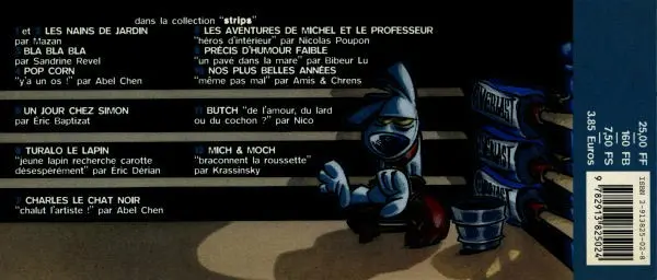 Verso de l'album Butch De l'amour, du lard ou du cochon ?