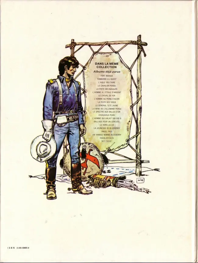 Verso de l'album Blueberry Tome 14 L'homme qui valait 500 000 $