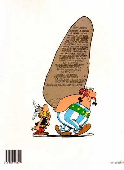 Verso de l'album Astérix Tome 14 Astérix en Hispanie