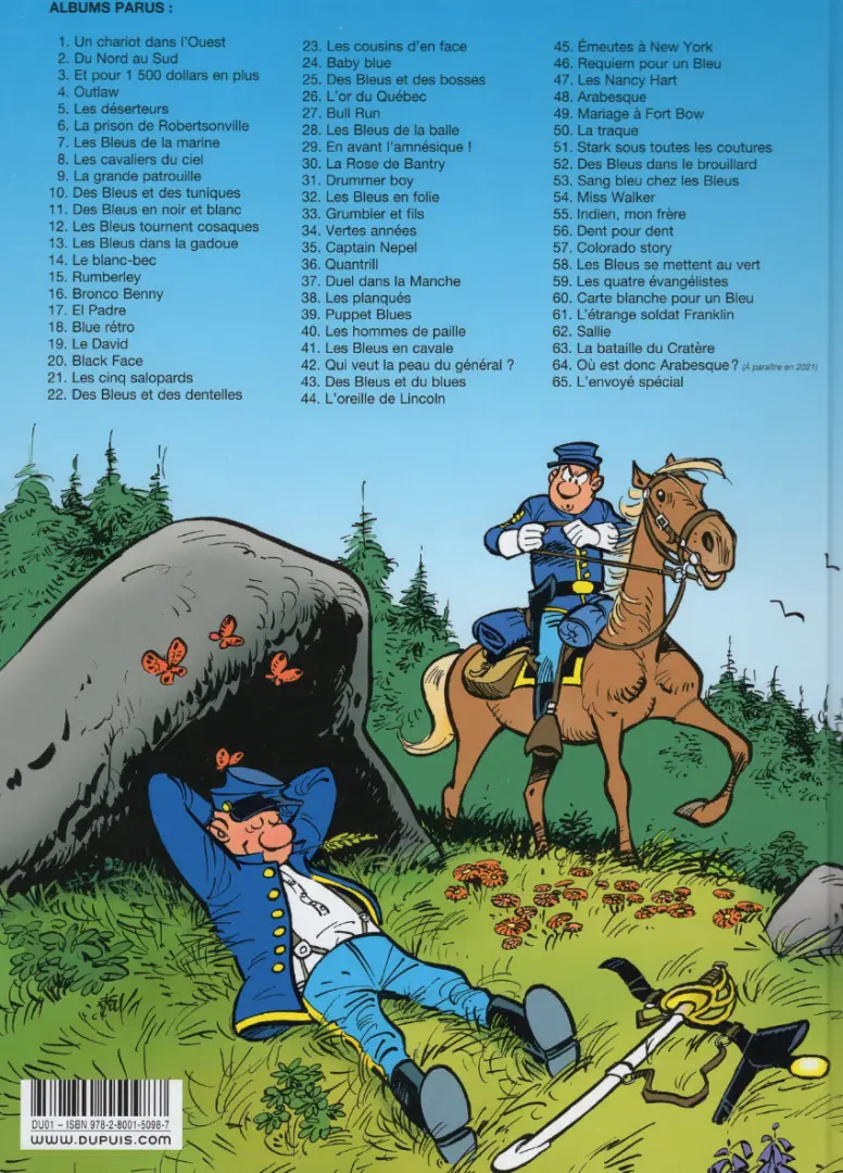 Verso de l'album Les Tuniques Bleues Tome 55 Indien, mon frère