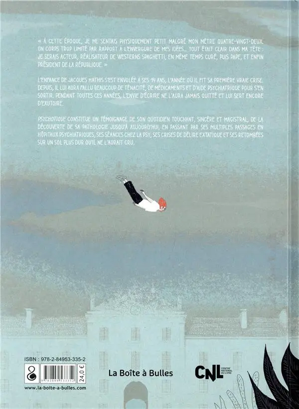 Verso de l'album Psychotique