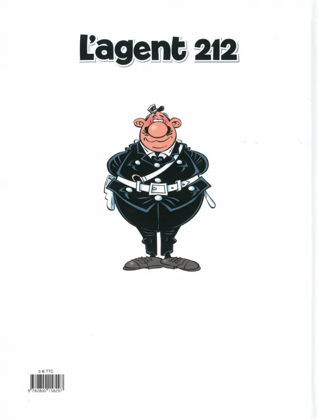 Verso de l'album L'Agent 212 Tome 23 Poulet en gelée