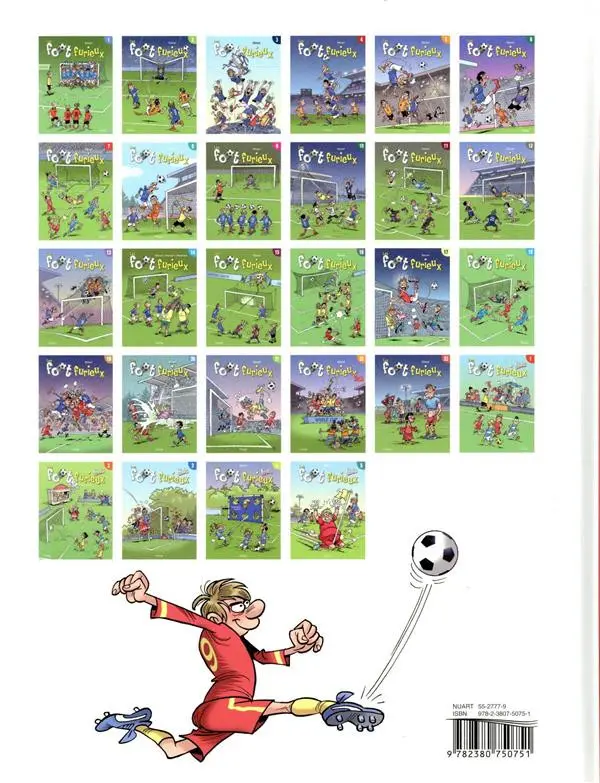 Verso de l'album Les Foot furieux Tome 23