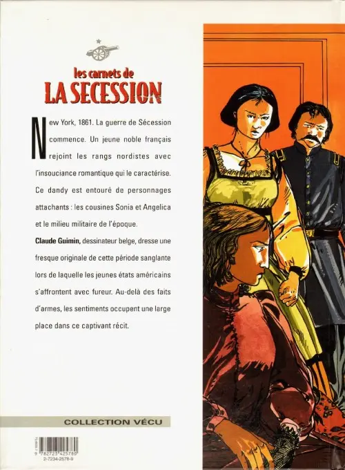 Verso de l'album Les Carnets de la Sécession Tome 1 Le bal des dupes